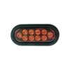 6'' Oval LED Tail Light, STOP/TURN/TAIL - led stop /tail lamp