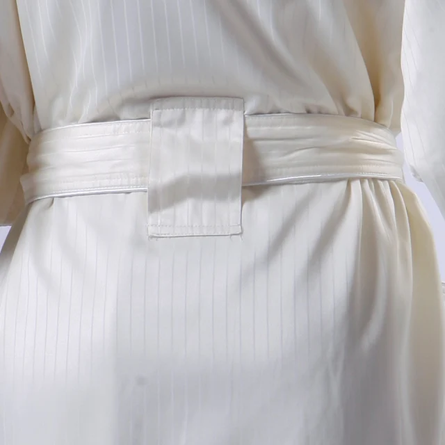 Golden Blanc Peignoir de luxe 100/% Gaufre Tissage coton robe de robe édition limitée