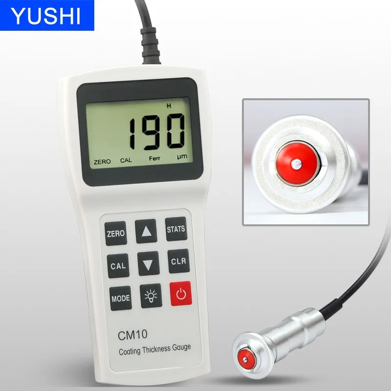 Yushi Cm10f Best Zinc Coating Thickness Measurement Meter Portable