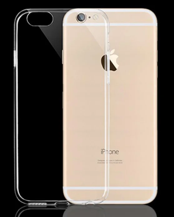 Transparent Soft TPU Cell Phone Protective Case Cover For iphone 6 7 8 X XS