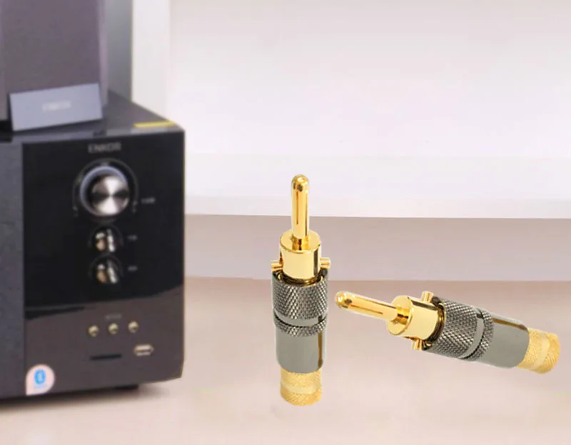 4mm Banana Plugs Connector Mental Socket Microphone Jack Adapters Buy Banana Plug 2.5mm