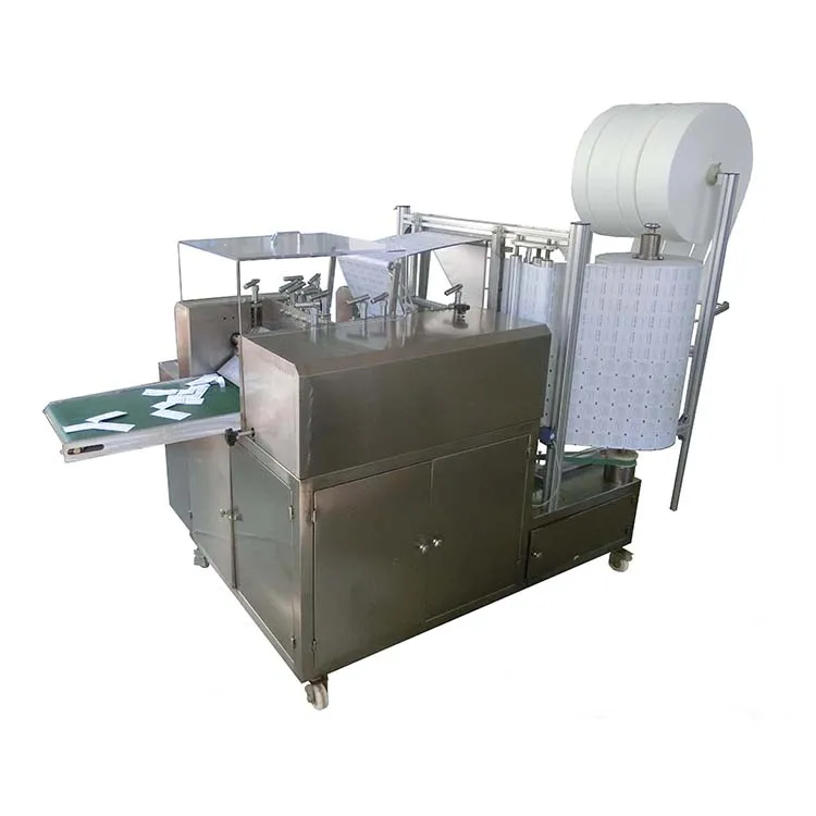 Solid Pad Sterile Medical Cotton Alcohol Swab Pad Packaging Machine
