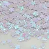 Wholesale Factory Directly Supply Mixed 4MM Iridescent Cherry Blossom Flower Confetti Glitter Rainbow Floral Sequins