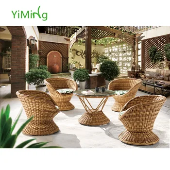 Natura phuket pranzo set da giardino in rattan artificiale per ... Mobili per esterno in rattan