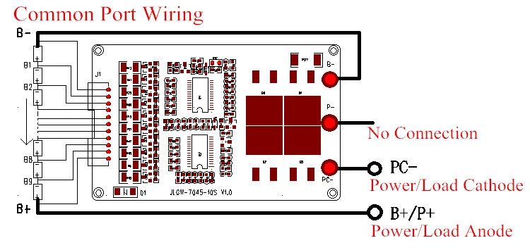 Bms 10s 36v схема подключения