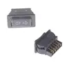 DC 12V 5 Pins DPDT Switch Power Window Master Momentary Switch For Auto Car