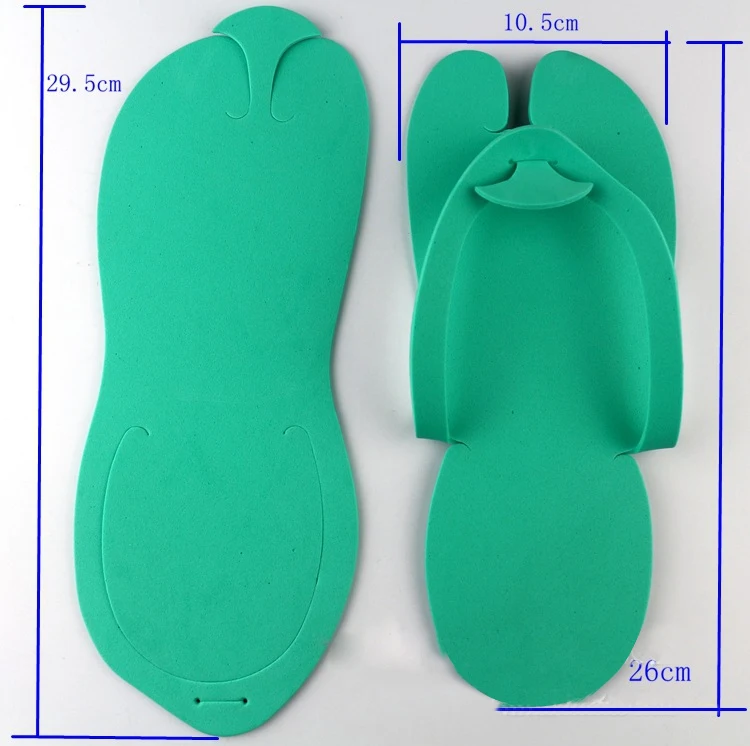 nail salon foam flip flops