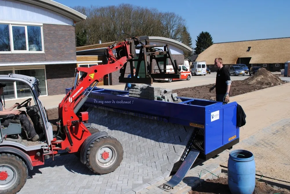 Automatic Brick Tiger Stone Paving Machine Price Buy Tiger Stone
