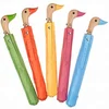 Logo print auto 2 folding duck handle umbrella,23 inch 8K umbrella