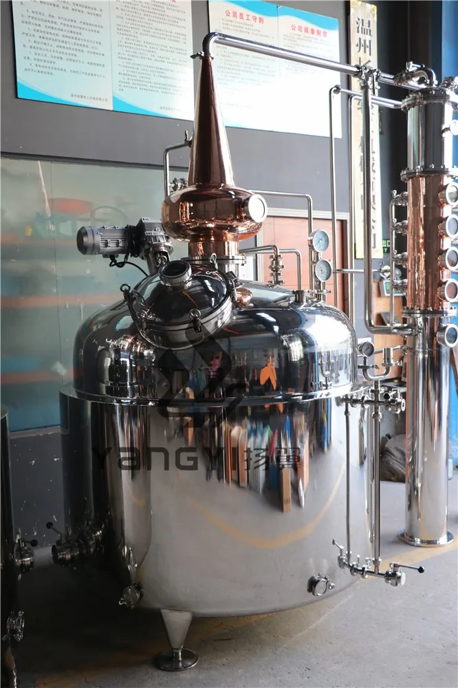 1200l Vodka Industrial Distillation Equipment Alcohol Distillers For