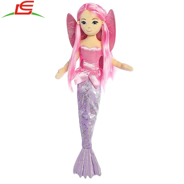 Aurora World Sea Sparkles Fairy Mermaid Shellina Plush 