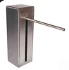 Stainless Steel Cabinet Sliding Gate Design Automatic Turnstile with Single Swing Arm