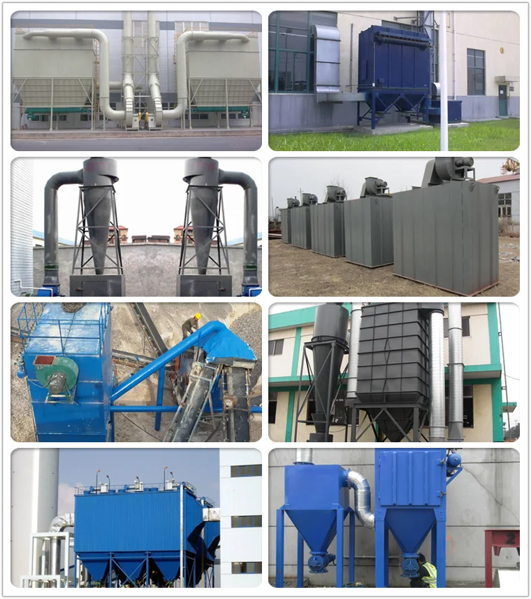 Industrial cyclone dust collector for recycling