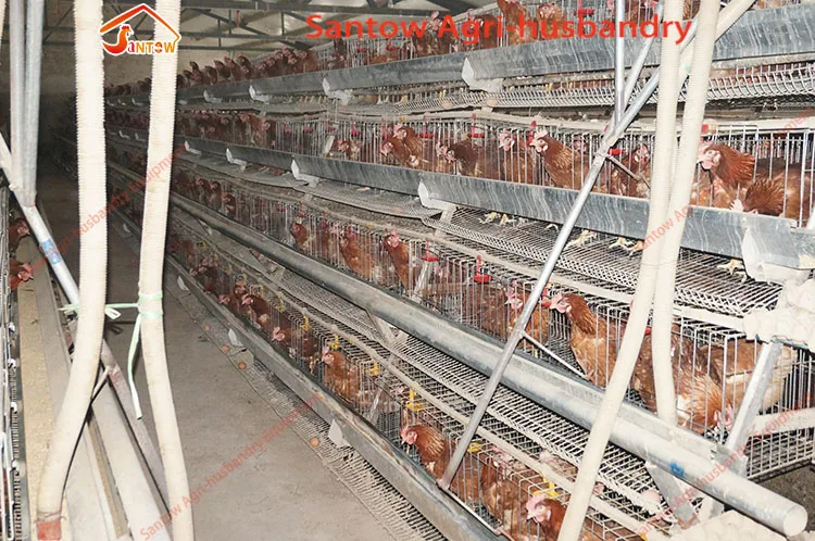 Pyramid 4 Tier 120 Birds Chicken Layer Cages Price Battery Cage Design