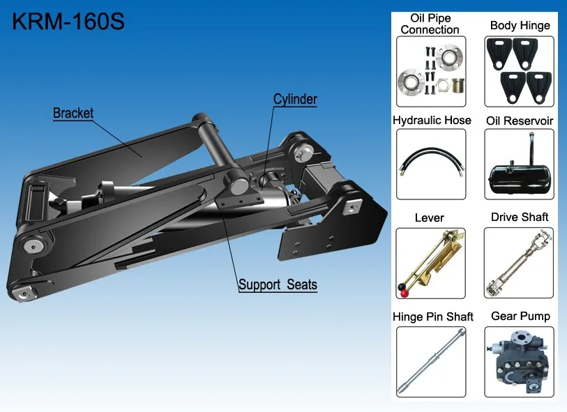 10 Ton Under Body Krm160s Hydrolik Hoist For Dump Truck Buy Hydrolik