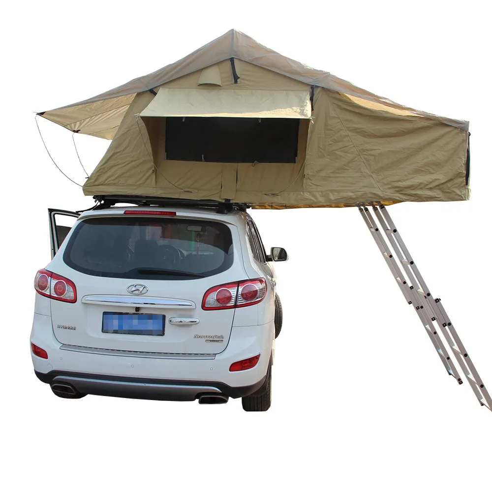 4-5 Person Soft Roof Top Tent Camping Portable Shower 4x4 Off Road Roof ...