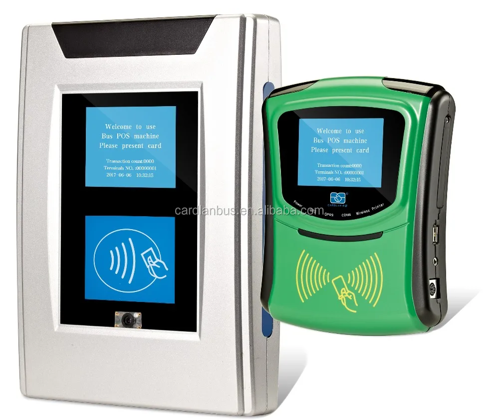 Contactless Smart Credit Card Reader For Public Transportation Bus Fare
