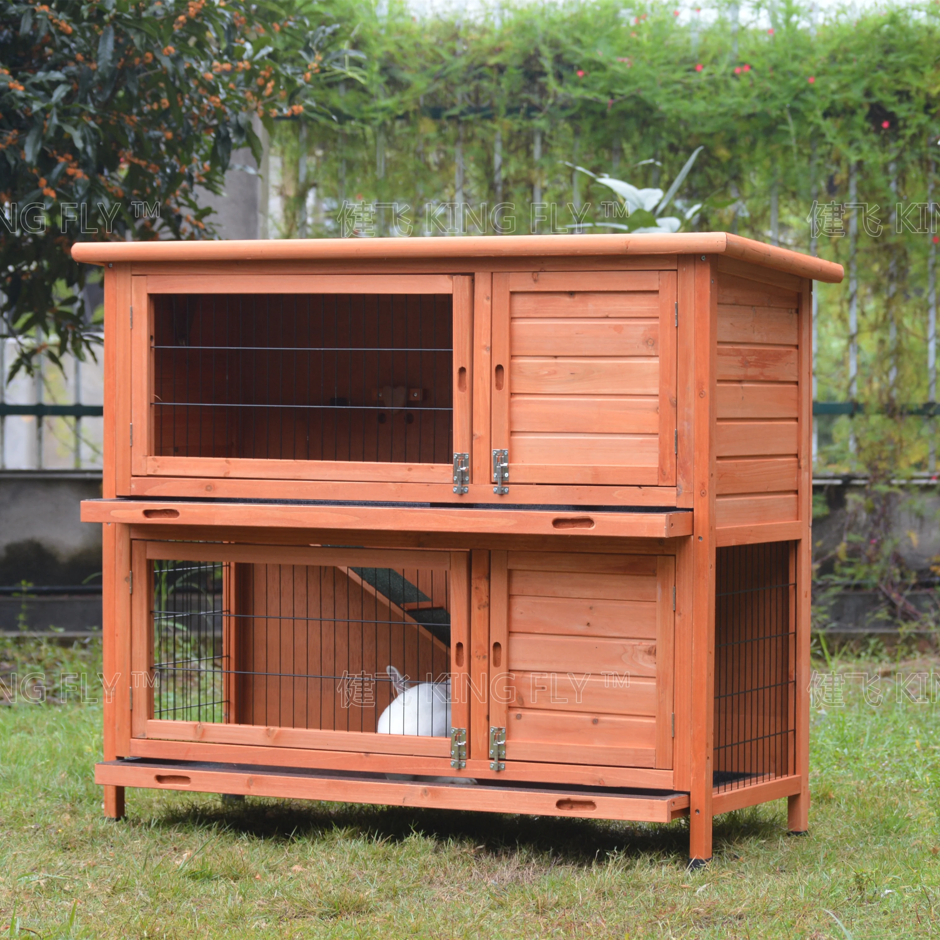 wooden guinea pig house