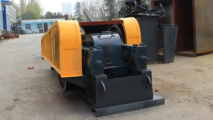 Small Double Roller Stone Crusher Machine