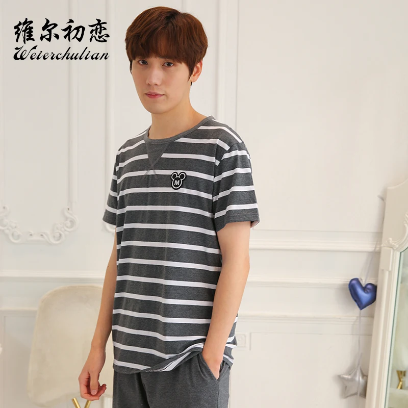 Korean Style Summer Popular Family Boys 100 Couples Pajamas Buy Couples Pajamas Couples Pajamas For Summer Boys 100 Cotton Pajamas Product On Alibaba Com