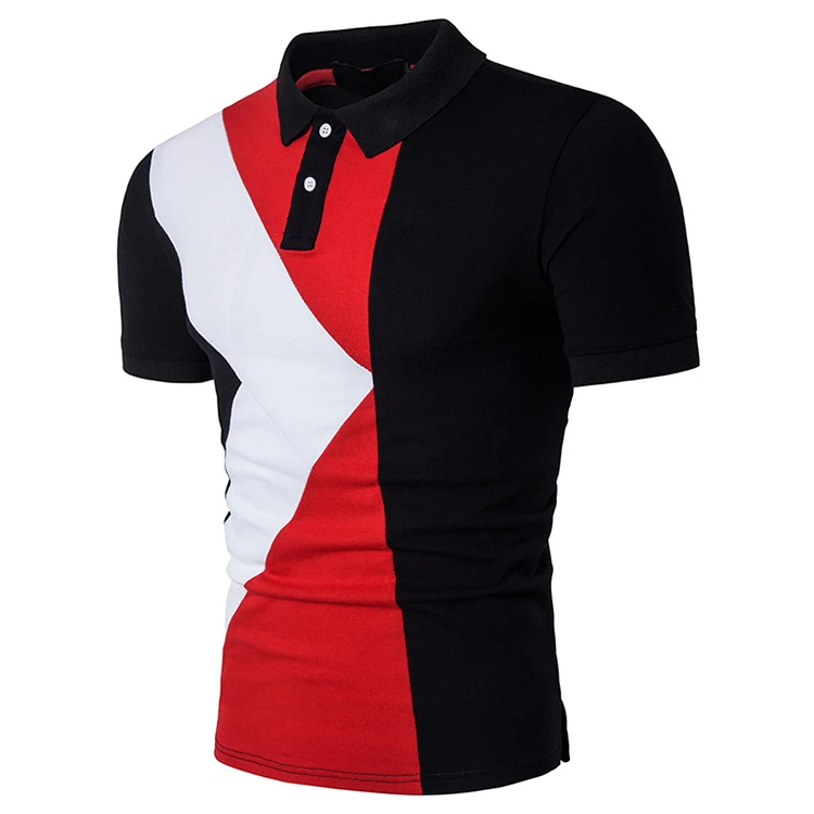 Custom Contrast Design Cotton Polo Shirts For Men - Buy Cotton Polo ...