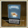 LED acrylic cigarette display, camel led cigarette case,led cigarette display