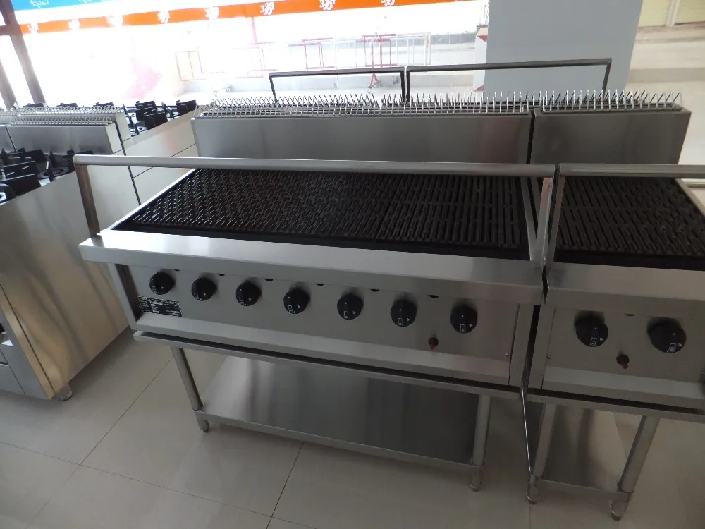Restaurant Commercial Gas Bbq Grill/rotisserie Bbq Grill/stainless