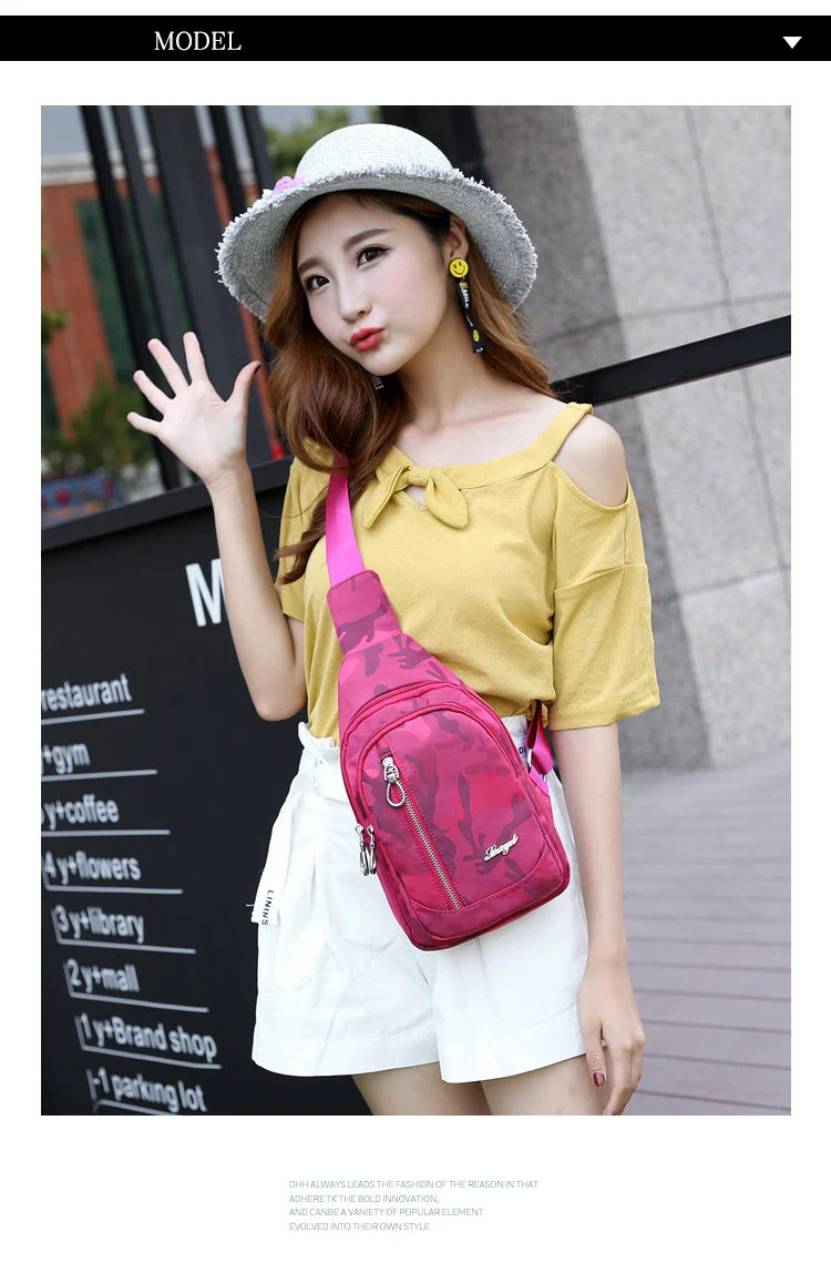 Nylon Chest Pack Waterproof Casual Female Crossbody Shoulder Bag Camouflage Women Messenger Bags Sling Chest Pack Women Bag Nylon Chest Pack Waterproof Casual Female Crossbody Shoulder Bag Camouflage Women Messenger Bags Sling Chest Pack Women Bag