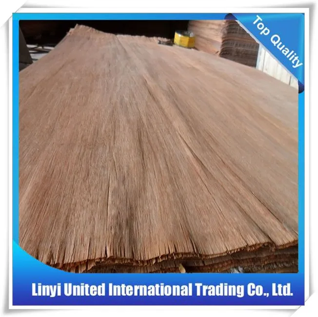 0.3mm natural wood veneer 0.3mm nature gurjan wood veneer /keruing laos