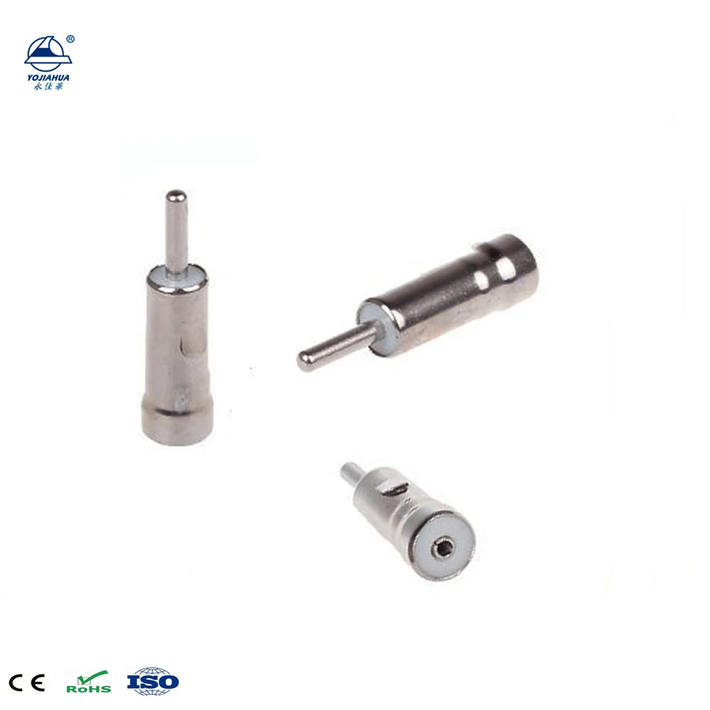 Adaptador de antenas de automóviles conector adaptador auto radio DIN ISO hembra conector nuevo
