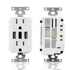 power international wall socket electric Charger USB 3.6A Duplex Receptacle usb outlet UL FCC approved
