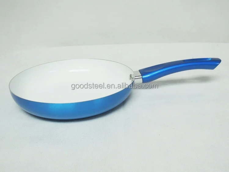 Metallic Paint Bright Colored Cookware Set With Ceramics Coated Inside