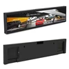 28 inch Stretched Bar LCD advertising display, bus video wall mounted digital signage, totem lcd display