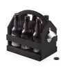 Wahtai Factory Price 6 Bottle Beer Caddy Personalized Wooden Beer Holder 2019