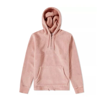 men's sherpa lined pullover hoodie