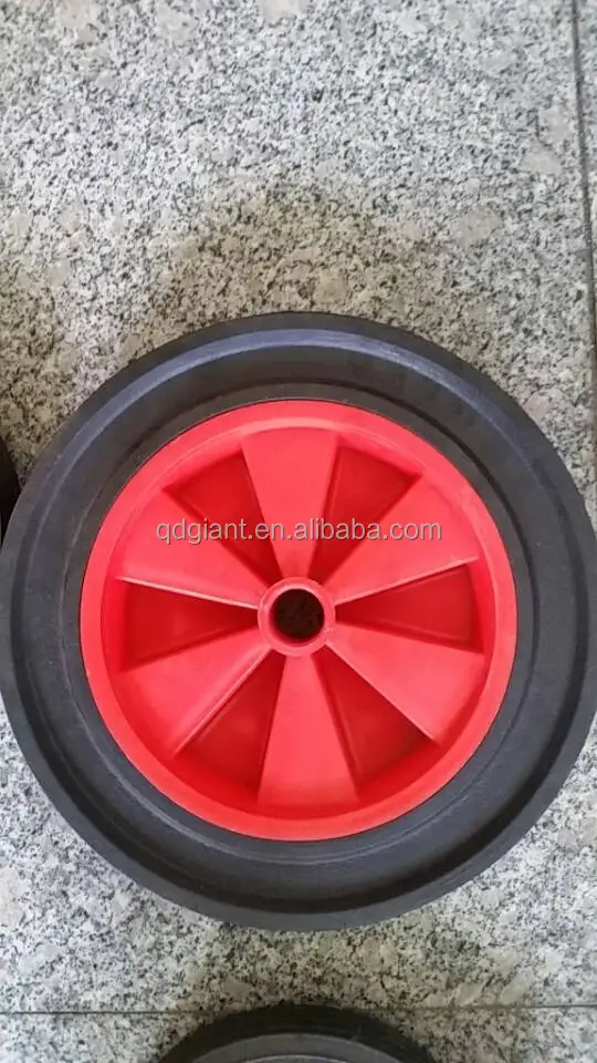 12" inch solid rubber wheel for carts, trailers,lawn mower