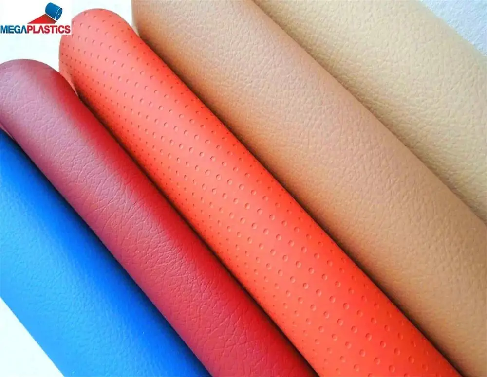Cuero Sintético De Pvc De Alta Calidad A Precio De Fábrica,Tela De
