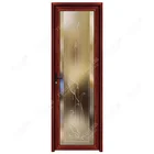 commercial tempered glass double hinged office entry door