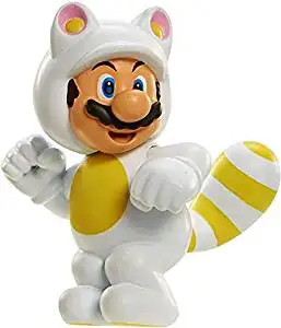 white tanooki mario plush