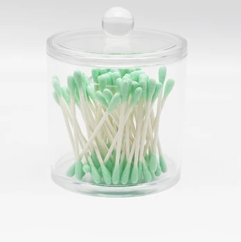 Plastic Container For Cotton Uses Creative Q Tip Holder Acrylic Plastic Container For Cotton Uses Creative Q Tip Holder Acrylic Cosmetic Case