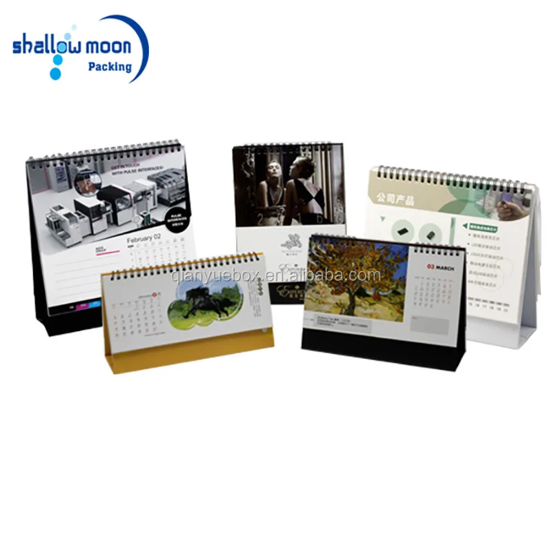 Wholesale offset printing service for wall calendar 2020