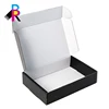 Custom Made Large Black Project Corrugated Shipping Packaging Boxes with Logo