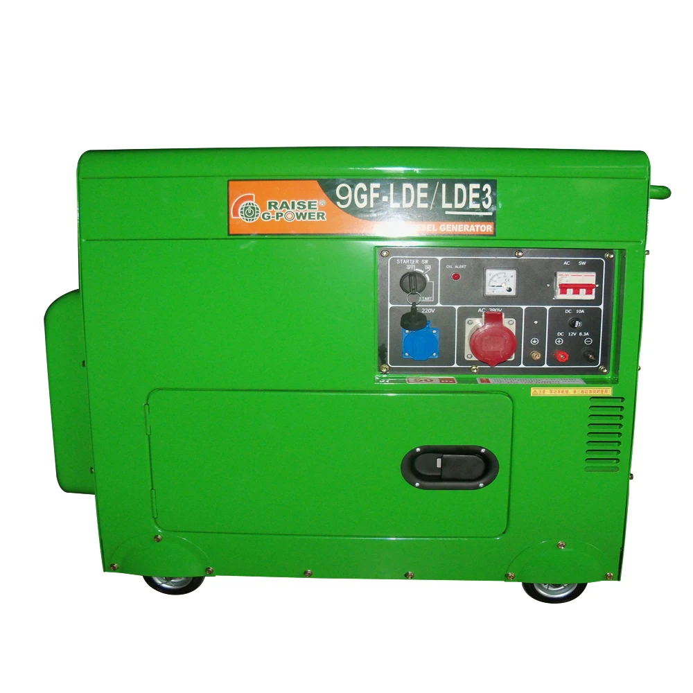 Customized Direct Sales 7.2kw 8kw 9Kva 10kva 9GF Portable  Silent Diesel Generator for Sale