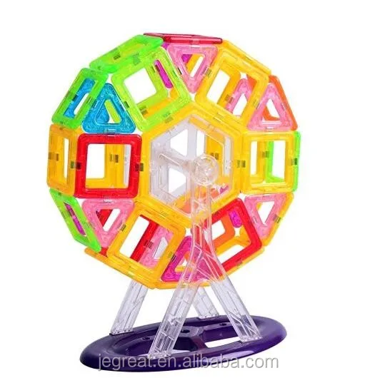 magnetic building blocks with wheels