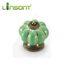 Linsont wholesale antique brass porcelain ceramic kitchen cabinet dresser wood drawer pulls