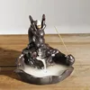 APHACATOP Home decoration accessories Ceramic carp rowing dragon buddhist articles incense burner