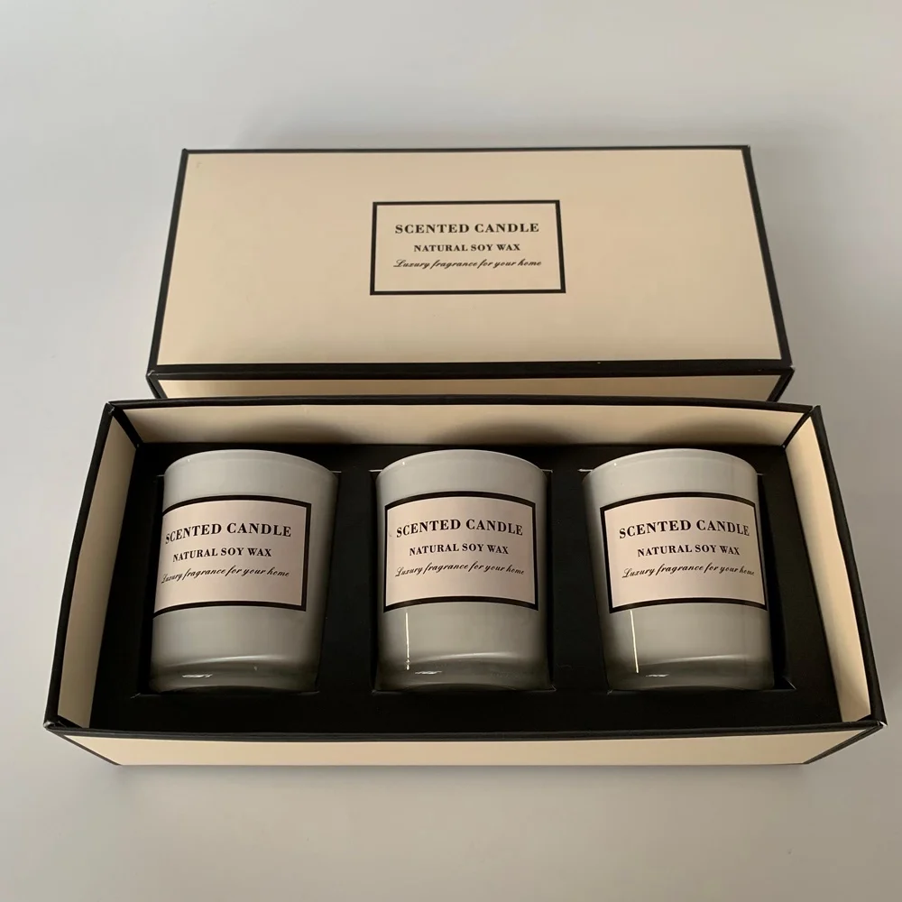 Promotion Products Aroma Candle Gift Set 3 Pieces Candles For Holiday