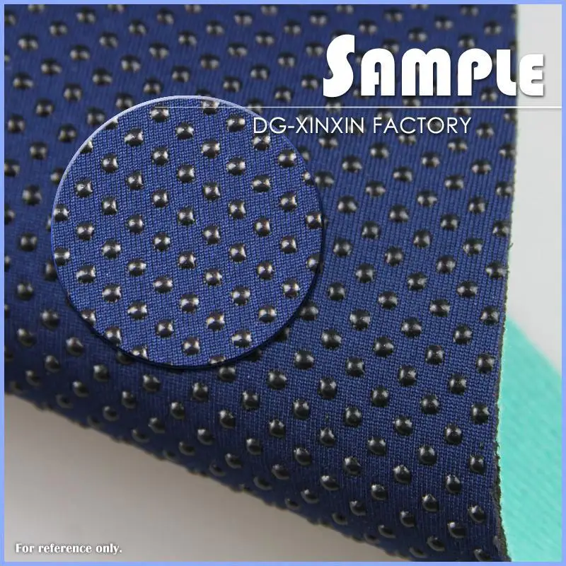 better or nylon polyester material skid Anti Fabric Dripping Plastic Neoprene Sheet Rubber