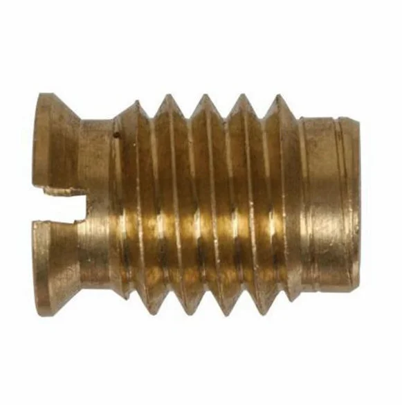DIN 7965 screwed threaded brass inserts nuts aluminum insert