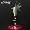 Multi function 7 in 1 led tool flashlight Stainless Knife Flashlight